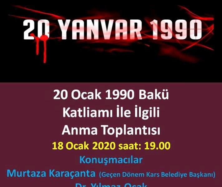 Çağdaş Azərbaycan Kültür Dərnəyi 20 Yanvar faciəsininin ildönümünü yad edəcək 