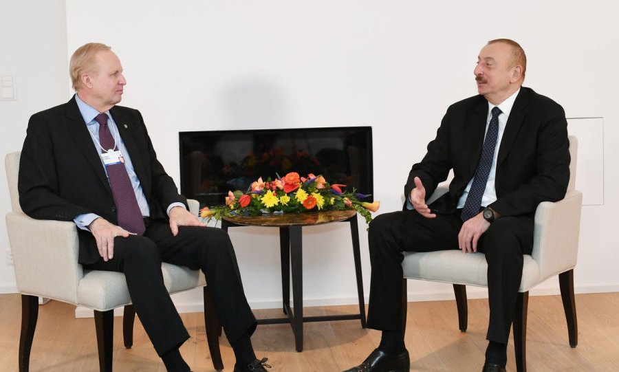 Prezident İlham Əliyev Davosda onunla da GÖRÜŞDÜ