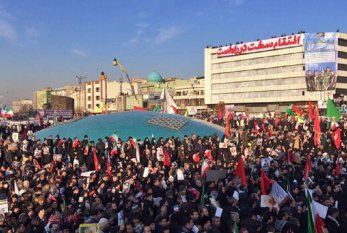 Milyonlarla insan Tehran küçələrində - SÜLEYMANİ İLƏ VİDA MƏRASİMİ - CANLI YAYIM