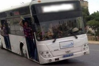 Novxanıda avtobus qəza törətdi - ÖLƏN VAR