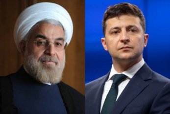 İran etiraf etdikdən sonra Zelenski ilə Ruhani arasında telefon danışığı oldu