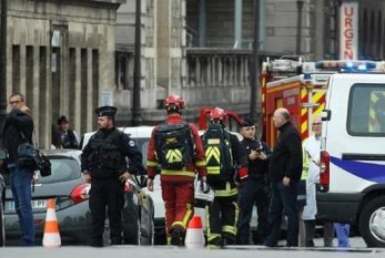 Avropa Parlamenti binasının qarşısında insident - BENZİNLƏ ÖZÜNÜ YANDIRDI