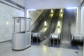 “Həzi Aslanov” stansiyasının eskalatoru TƏMİR OLUNUR