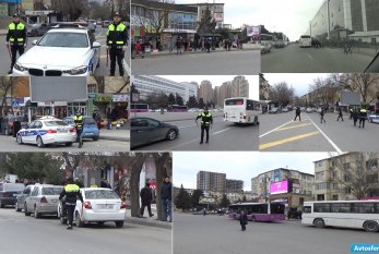 Yol polisi hərəkətin intensivliyini artırmaq üçün yenilik etdi - VİDEO