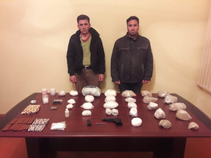 Sərhəddə 6 nəfərdən 50 kiloqram narkotik götürüldü - DSX-dan ƏMƏLİYYAT - FOTO