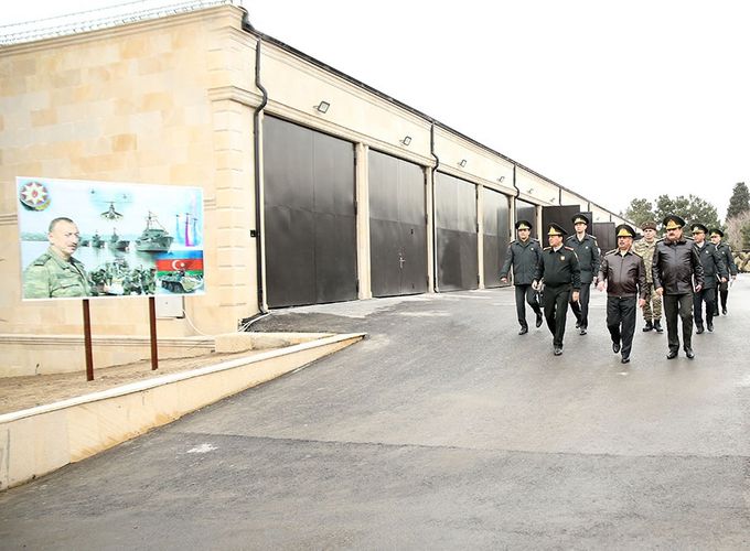 Müdafiə naziri hərbi təyinatlı obyektlərin açılışında- FOTO