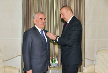Prezident İlham Əliyev Vasif Talıbova “Şərəf” ordenini TƏQDİM ETDİ - FOTO