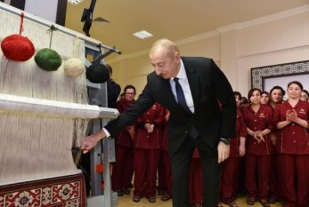 "Azərbaycan xalçalarına dünyada çox böyük tələbat var" - Prezident