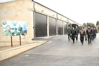 Müdafiə naziri hərbi təyinatlı obyektlərin açılışında- FOTO