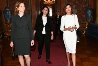 Mehriban Əliyeva Kuirinale Sarayı ilə tanış olub -FOTOLAR