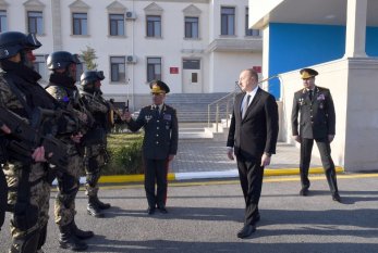 İlham Əliyev “N” saylı hərbi hissəsinin açılışında İŞTİRAK ETDİ - FOTO