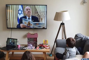 İsrail prezidenti virusa görə evdə qalan uşaqlara nağıl oxudu -VIDEO