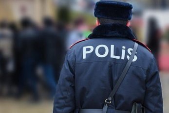 Bakı polisi  küçələrdə əhaliyə XƏBƏRDARLIQ EDİR