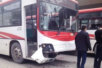Piyadanı vuraraq qaçan avtobus sürücüsü SAXLANILDI