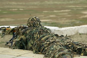 Azərbaycan Ordusunda snayperlərin hazırlığı yoxlanılır- VİDEO