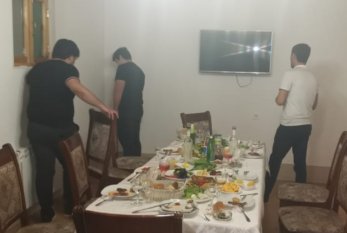 Altıdan sonra fəaliyyət göstərən restoran sahibi və müştərilər CƏRİMƏLƏNDİ - FOTO - VİDEO