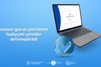 İcaze.e-gov.az portalının fəaliyyəti yenidən AKTİVLƏŞDİRİLDİ