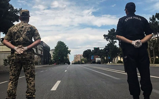 Bakıda bəzi yerlərdə polis postları götürüldü