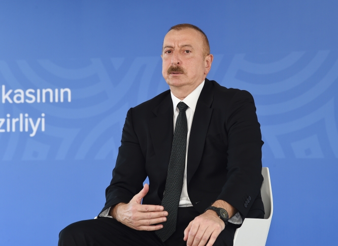 Prezident "Fairmont Baku" otelindəki hadisədən danışdı: 