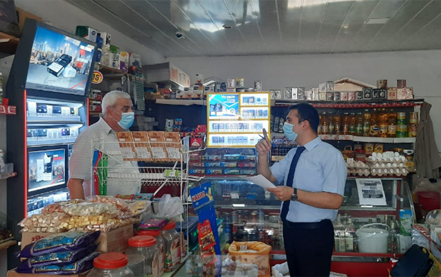 “Araz supermarket”in 7 mağazasında karantin qaydaları pozuldu 