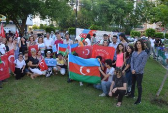 Antalyada Azərbaycana dəstək aksiyası keçirilib - FOTO - VİDEO
