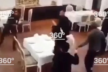 Ermənilər Moskvada azərbaycanlının restoranına HÜCUM ETDİ - VİDEO