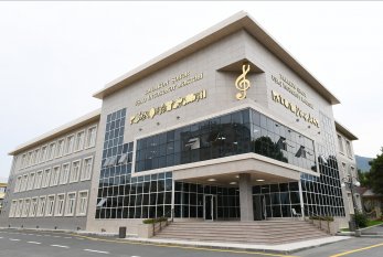Balakən şəhər Uşaq İncəsənət Məktəbinin yeni binasının açılışı olub - FOTO