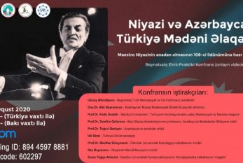 “Niyazi və Azərbaycan – Türkiyə mədəni əlaqələri” adlı Beynəlxalq Konfrans keçirildi 