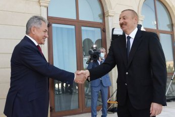 Prezident İlham Əliyev Rusiya Müdafiə nazirini qəbul edib - FOTO - YENİLƏNİB