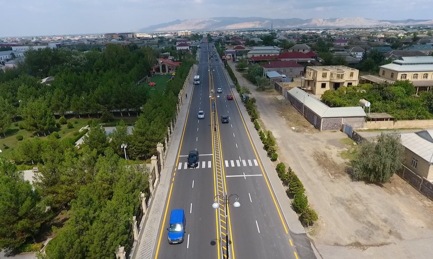 Hacıqabul–Muğan avtomobil yolu yenidən qurulub 