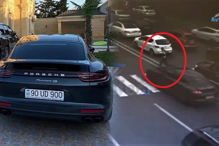 Bakıda "protiv" sürüb keçiddə adam vuran "Porsche"nin 16 yaşlı sürücüsü kimdir? - VİDEO