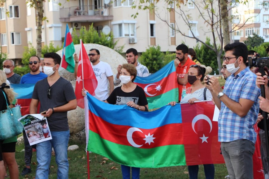 Antalyada erməni terroru əleyhinə aksiya keçirilib - FOTO