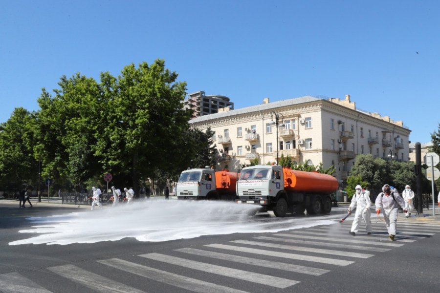 Bakıda gücləndirilmiş dezinfeksiya işləri aparılacaq 