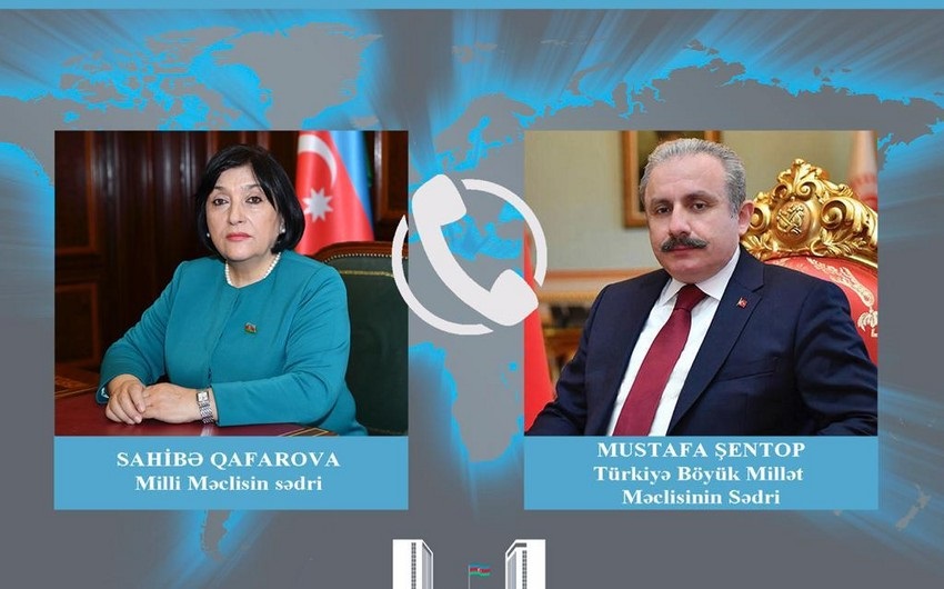 Azərbaycan və Türkiyə parlament sədrləri telefonla danışıb 