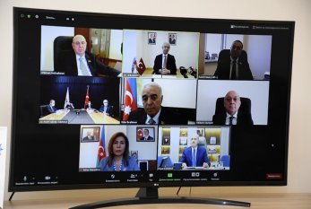 YAP ilə Türkiyənin Ədalət və İnkişaf Partiyasının birgə videokonfransı keçirilib - FOTOLAR