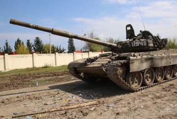 MN: Düşmənin xeyli sayda hərbi texnikası məhv edilib, 6 tank ələ keçirilib 