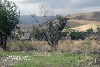 Cəbrayıl rayonunun işğaldan azad olunan Süleymanlı kəndinin videogörüntüsü - VİDEO