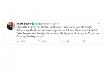 SON DƏQİQƏ: Prezident AÇIQLADI - Daha səkkiz kənd işğaldan azad edildi - SİYAHI