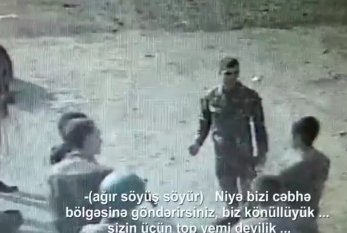 Erməni əsgərlər döyüşmək istəmir - VİDEO
