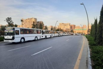 Bakı Nəqliyyat Agentliyi 100 ehtiyat avtobusu xəttə buraxdı 