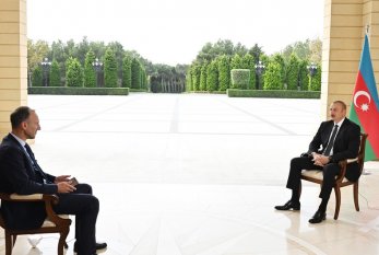 Prezident İlham Əliyevin Almaniyanın ARD televiziya kanalına müsahibəsi 