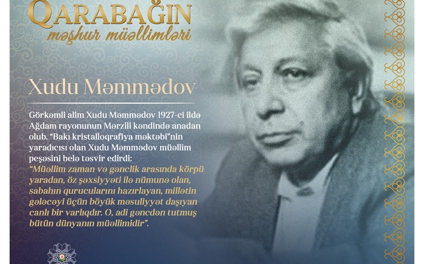 "Qarabağın məşhur müəllimləri" – Xudu Məmmədov