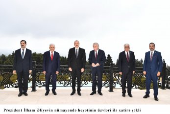 Prezident İlham Əliyev Binəli Yıldırımı qəbul edib - FOTOLAR