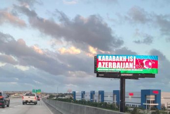Mayamidə “Karabakh is Azerbaijan” yazılmış lövhələr asıldı - Fotolar