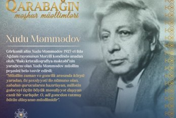 "Qarabağın məşhur müəllimləri" – Xudu Məmmədov