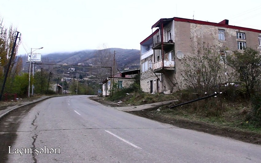 Laçın şəhərinin görüntüləri - VİDEO