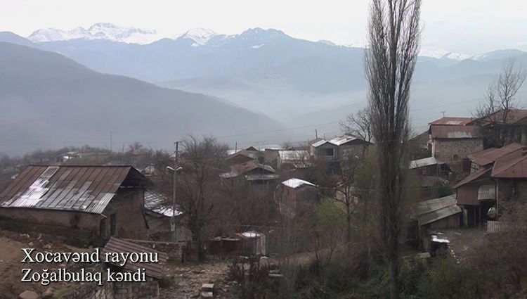 Zoğalbulaq kəndinin görüntüləri - VİDEO