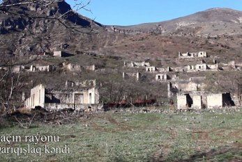 Laçının Qarıqışlaq kəndinin görüntüləri - VİDEO