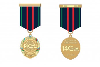 “Azərbaycan Dəmir Yollarının 140 illiyi” medalı təsis edilib 