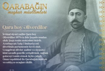 "Qarabağın məşhur müəllimləri" – Qara bəy Əliverdilər